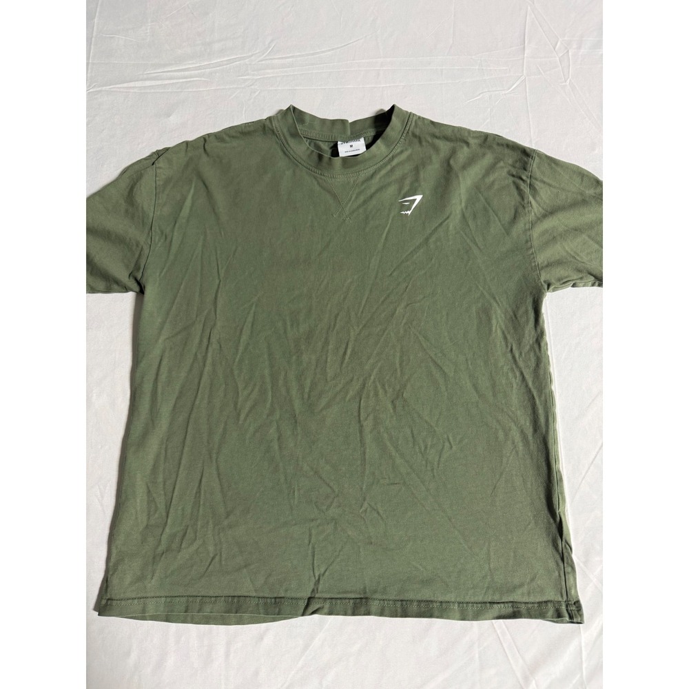 Gymshark Critical T-shirt Mens Medium Green Active Workout Training Gym Comfy